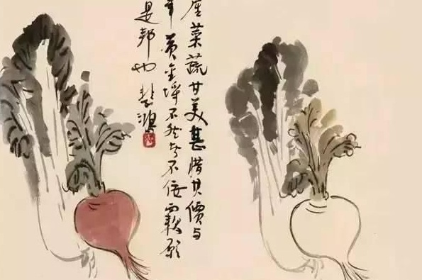 徐悲鸿的珍贵的绘画草稿，看看一代大师是如何画花鸟的（二）