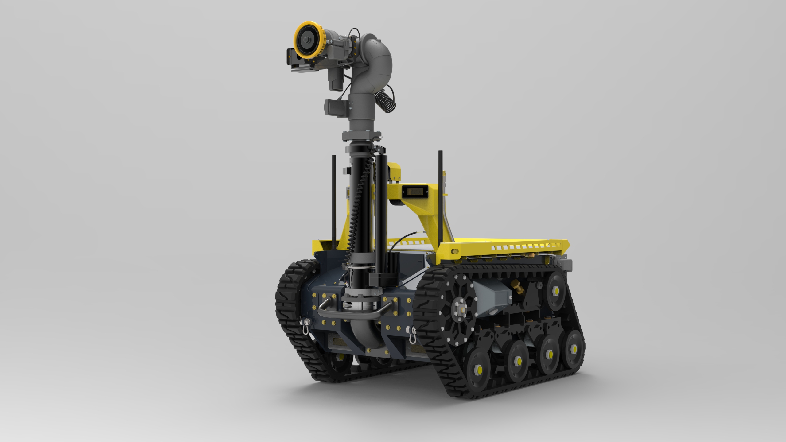 灭火机器人渲染图片（部分）