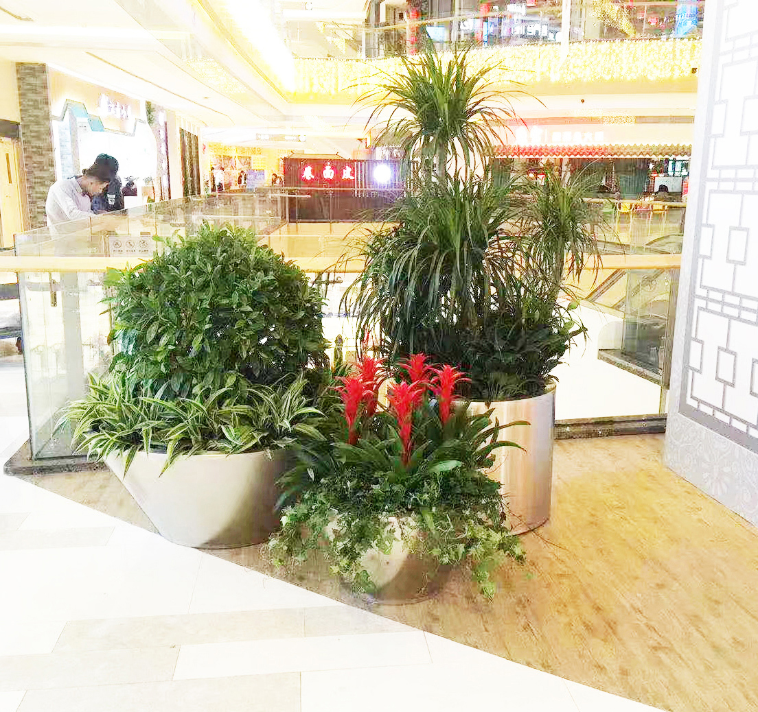 大型不锈钢花盆