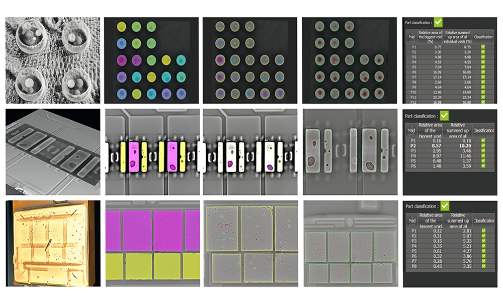 VoidInspect CL with different electronic components
