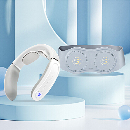 SKG颈椎按摩仪Hi-K3+按摩腰带Hi-W7套装舒缓按摩放松 实用礼物送父母长辈男女友生日礼品（支持鸿蒙智联）