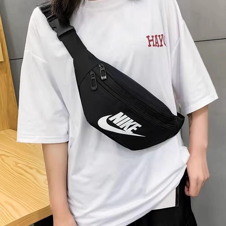 Nike耐克腰包正品休闲男女时尚潮流运动轻便收纳单肩包胸包