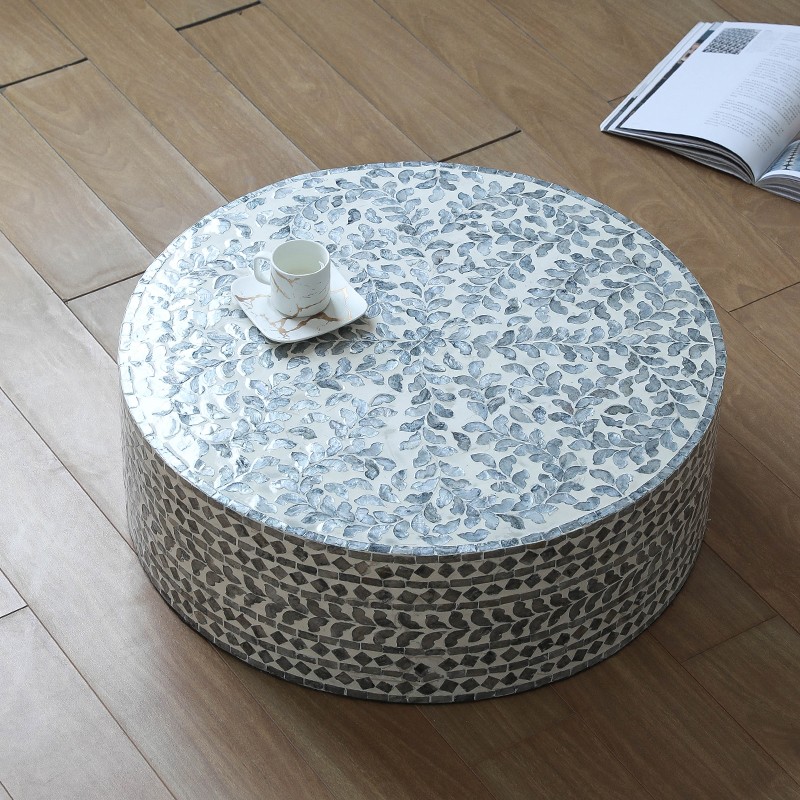 Shell round low table