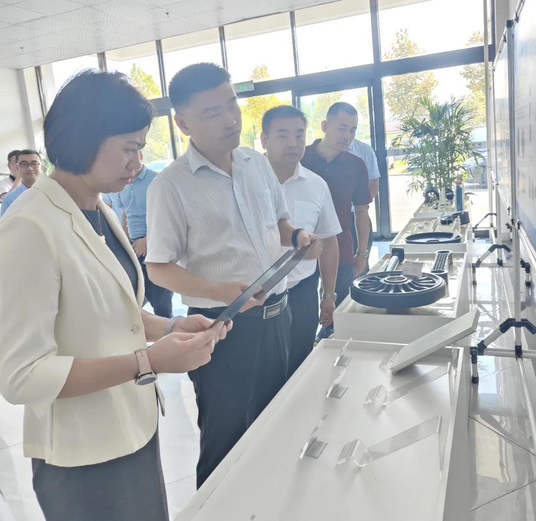 渌口区委副书记、代区长赖晓智至时代工塑参观调研！