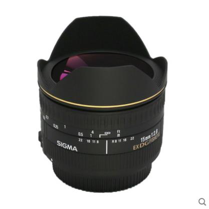 适马（SIGMA）15mm F2.8 EX DG Diagonal Fisheye 全幅线性鱼眼镜头 恒定大光圈  尼康单反卡口