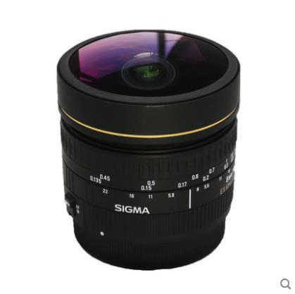 适马（SIGMA）8mm F3.5 EX DG FISHEYE 全画幅 超广角定焦镜头 圆形鱼眼镜头 全景接片（佳能单反卡口）