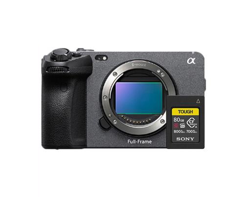 索尼（SONY）ILME-FX3摄像机全画幅电影摄影机FX3 FX3+SONY高速CEA-G80T存储卡 官方标配