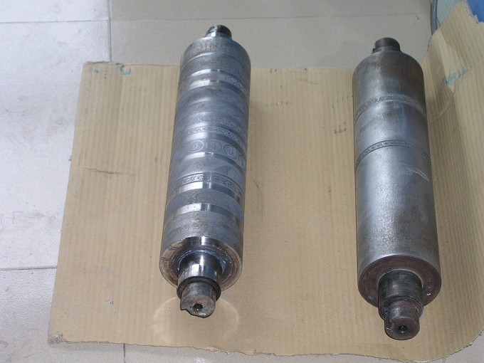 Roll for rolling stainless steel plate