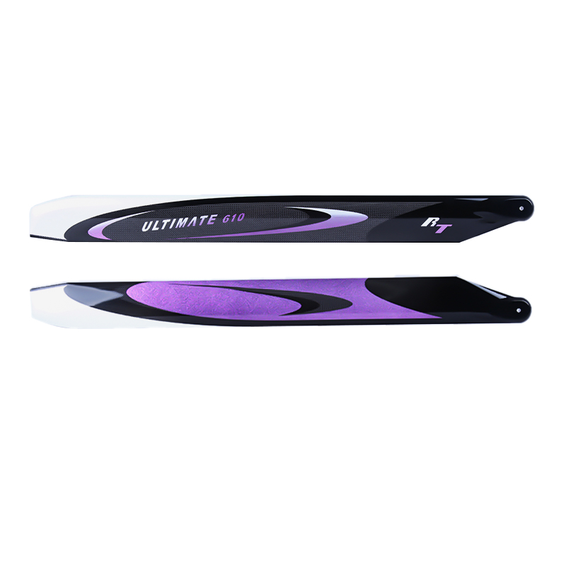 OMPHOBBY尾旋翼 FK芬记RT碳纤直升机主桨610Ultimate紫色OSHM6016