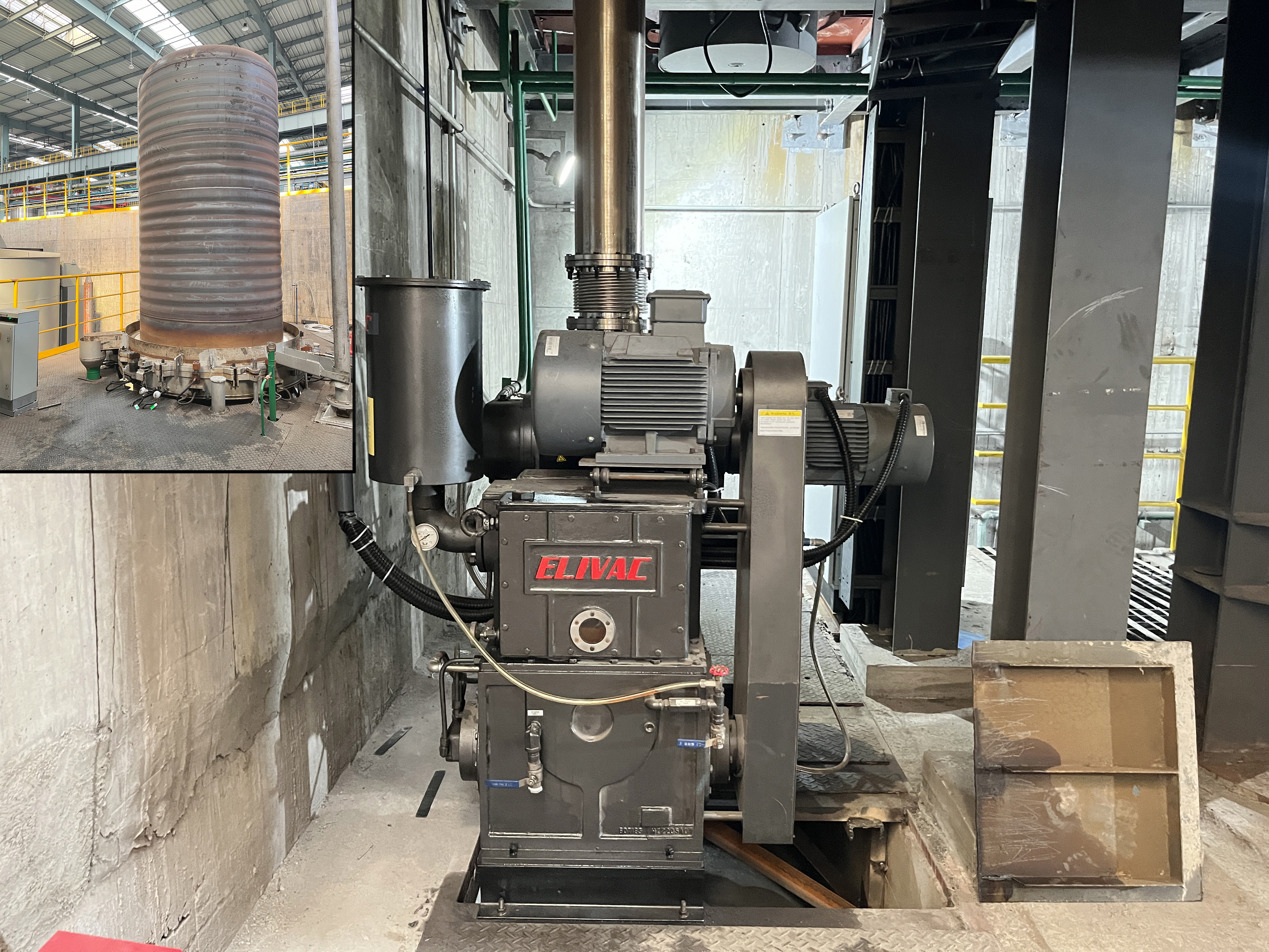 Roots diffusion pump group non-ferrous metal refining (high vacuum)