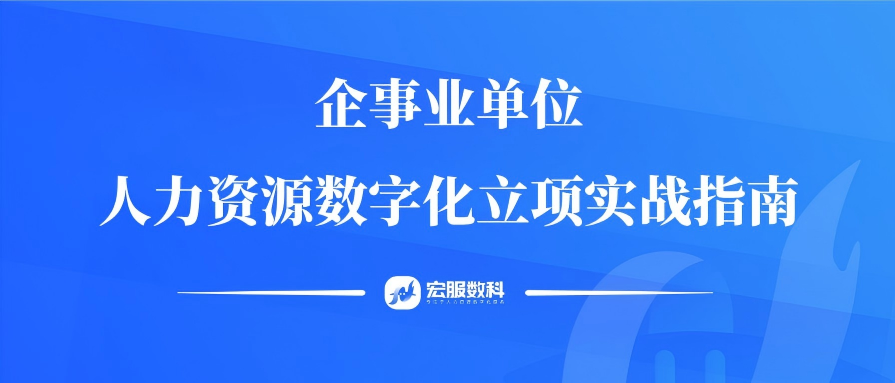 企事业单位人力资源数字化立项实战指南