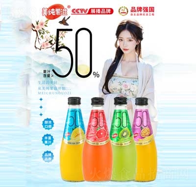 美纯果滋多口味果汁复合乳酸菌饮料280g