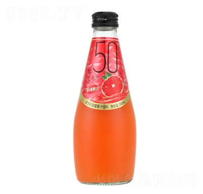美纯果滋红柚汁复合乳酸菌饮料280g