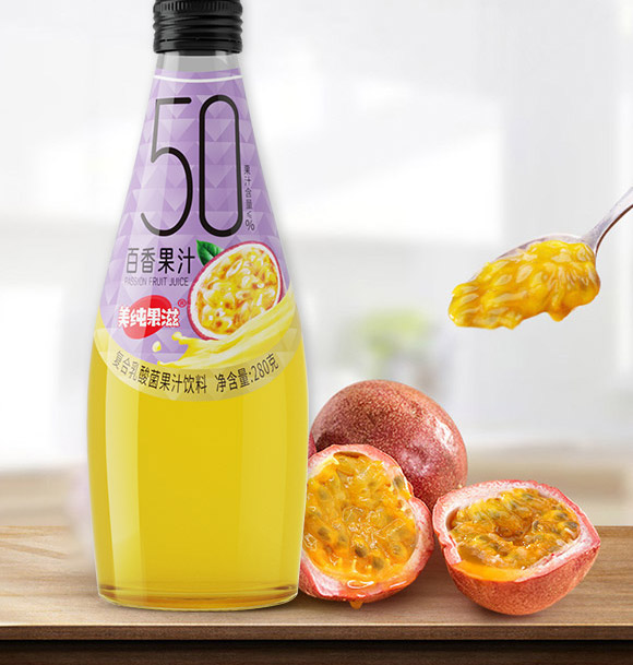美纯果滋猕猴桃汁复合乳酸菌饮料280g
