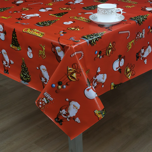 Chirstmas Vinyl Tablecloth
