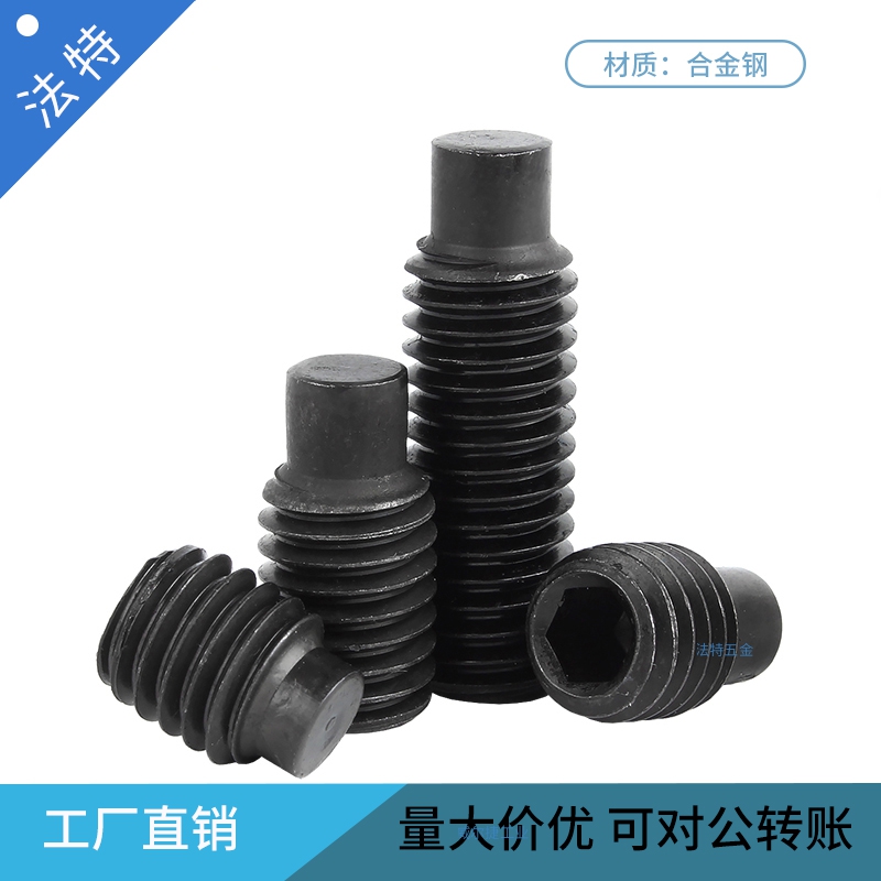 芳生无头内六角凸端紧定螺钉DIN915
