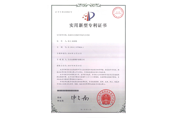 直流臥式花瓣多管旋風分離器