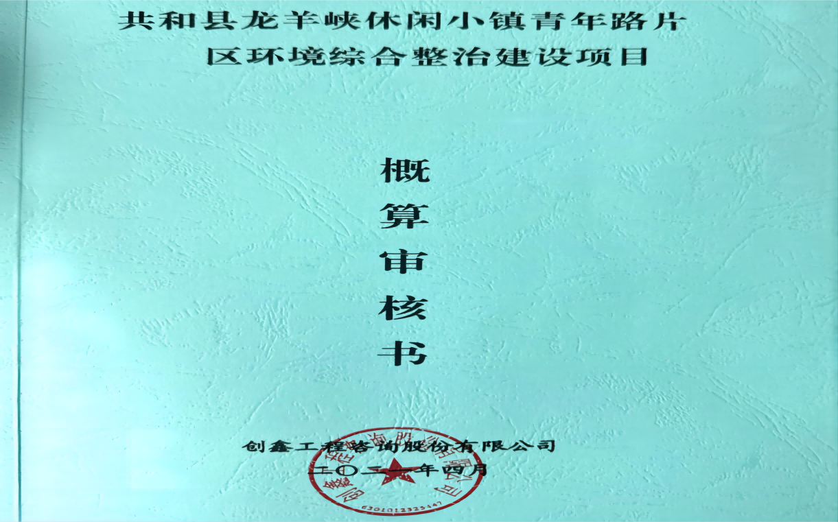共和县龙羊峡休闲小镇青年路片区环境综合整治 | 工程概算审核