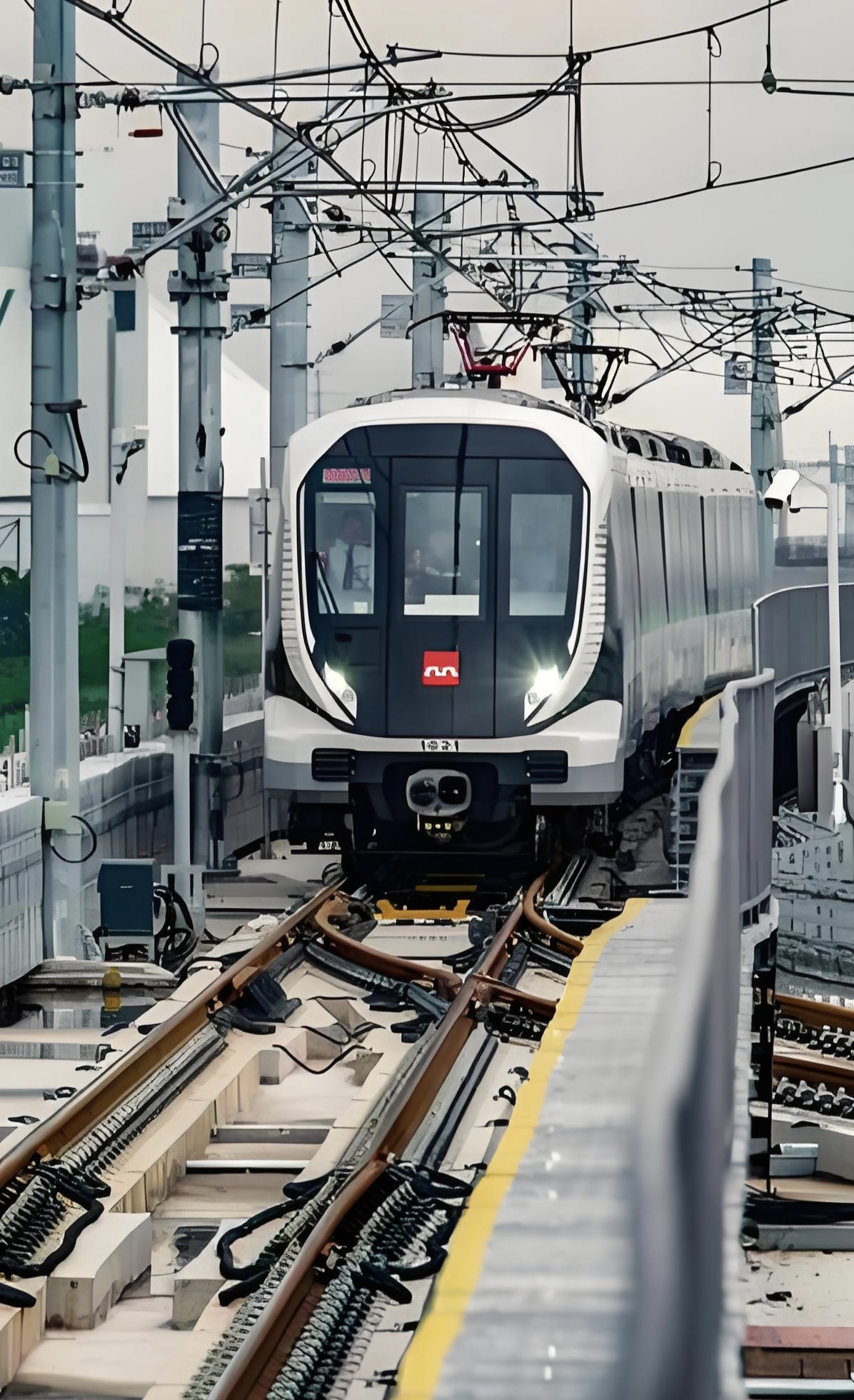 西安鱼化寨地铁三号线轨道