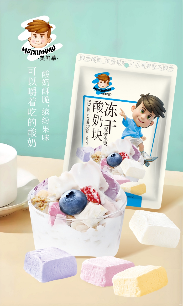 酸奶块冻干