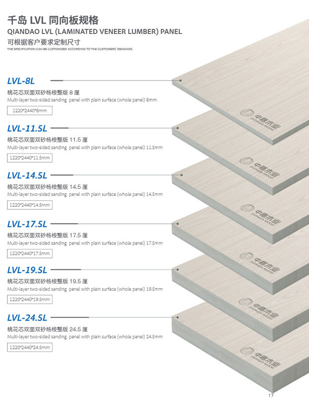 千岛LVL同向板