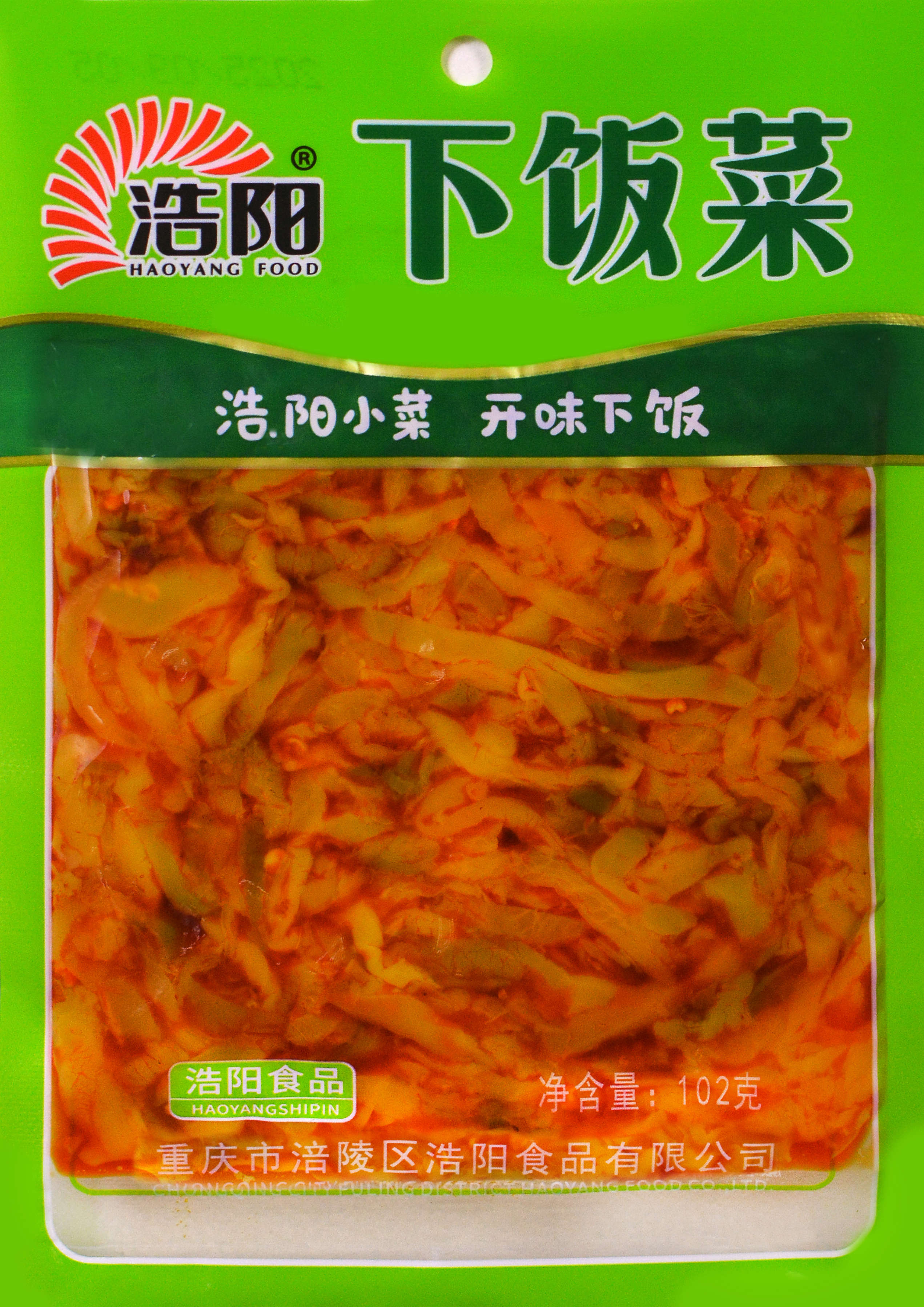 102g下饭菜 1*50包/箱