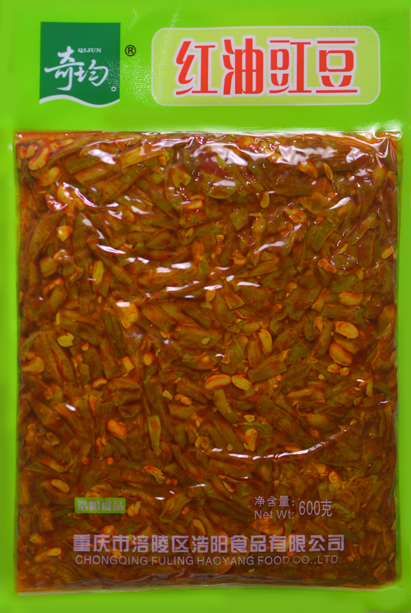 600g红油豇豆 1*10包/箱
