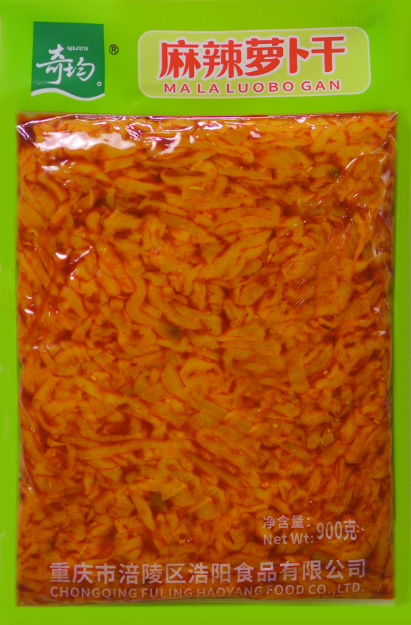 900g麻辣萝卜干 1*10包/箱