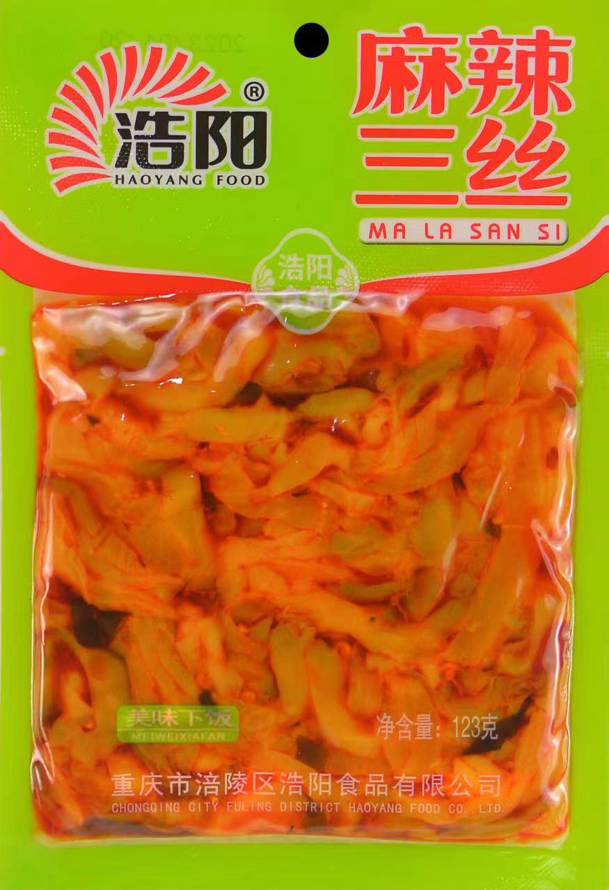 123g麻辣三丝 1*50包/箱