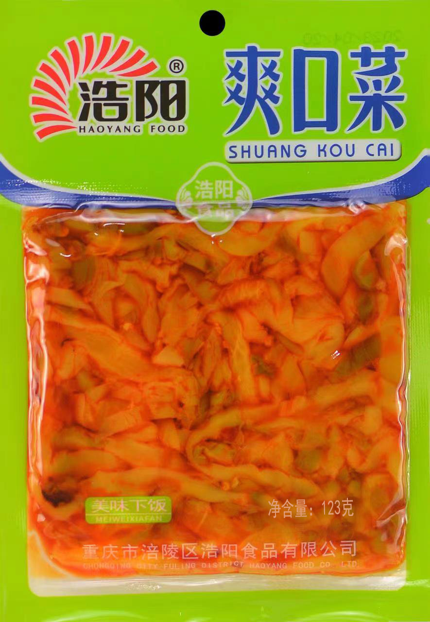 123g爽口菜 1*50包/箱