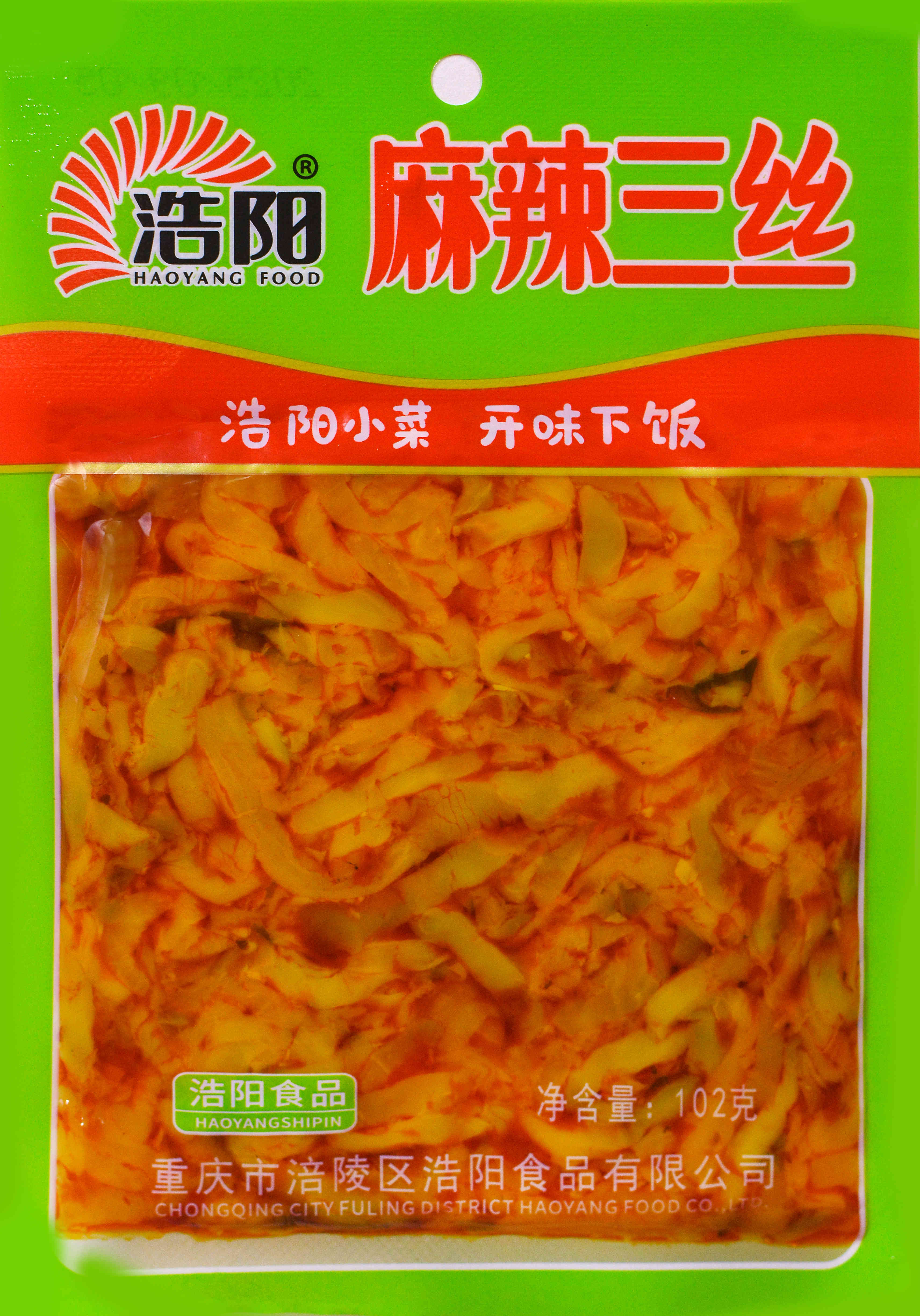 102g麻辣三丝 1*50包/箱