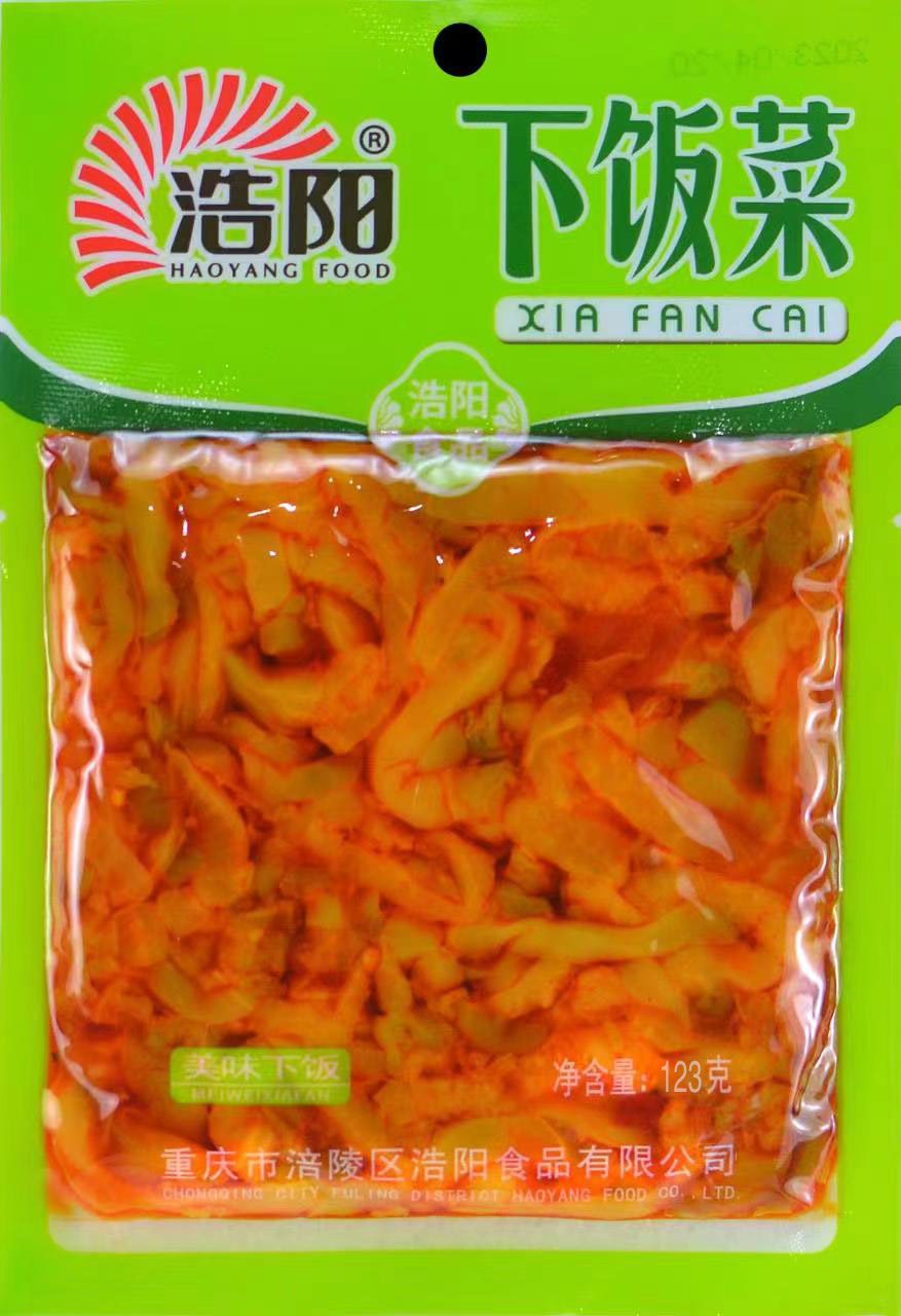 123g下饭菜 1*50包/箱