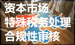 资本市场特殊税务处理合规性审核