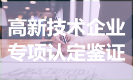 高新技术企业专项认定鉴证