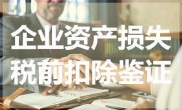 企业资产损失税前扣除鉴证