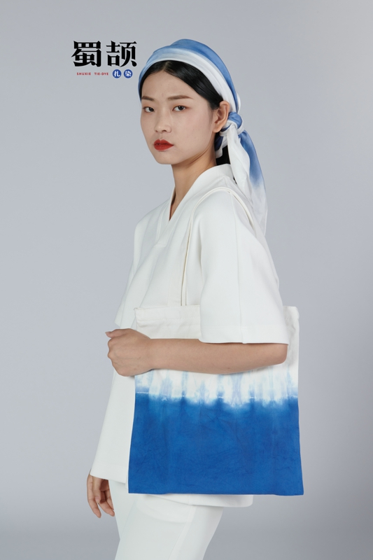扎染簡(jiǎn)約帆布包