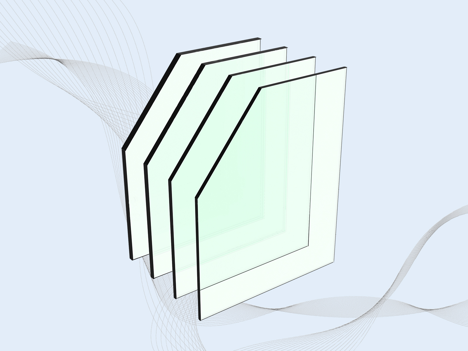 Borosilicate-Monolithic Non-Insulated  Fireproof Glass