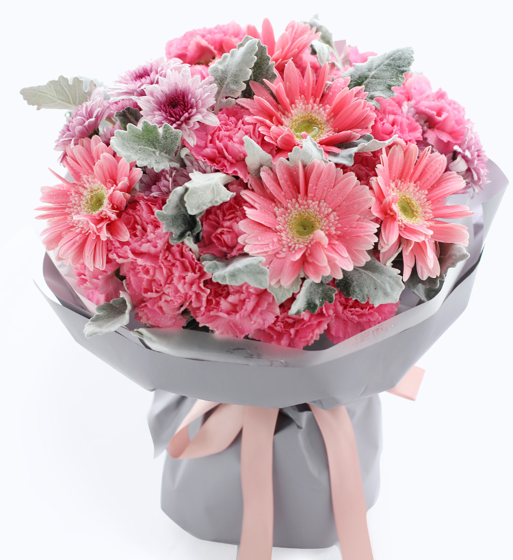 【母亲节定制A款礼品花】专为女神订制的节日鲜花，此刻她只属于你