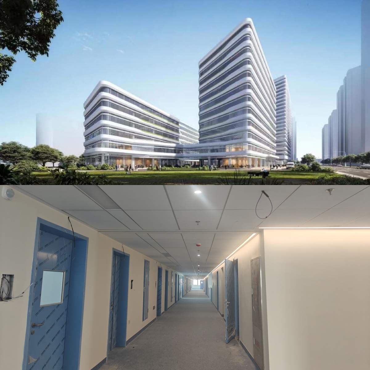 區屬中心醫院住院樓裝修工程（二標段）