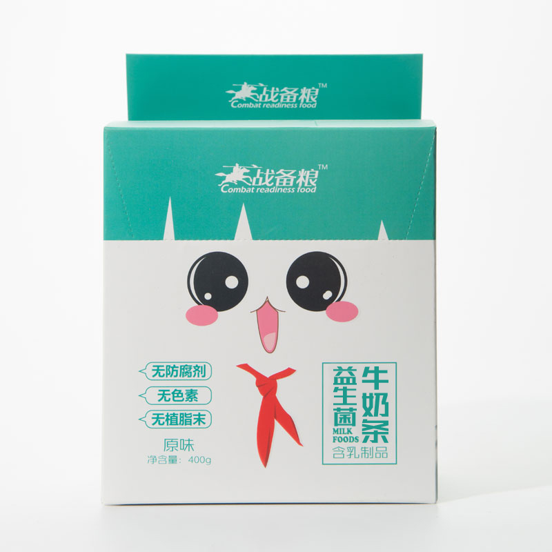 益生菌牛奶条     （战备粮 盒装） 400克 原味