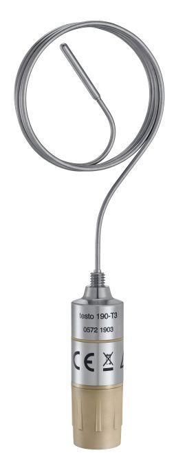 testo 190-T3 CFR - 溫度數(shù)據(jù)記錄儀搭配長、可彎曲的探頭