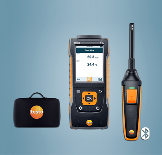 testo 440 温湿度蓝牙连接套装