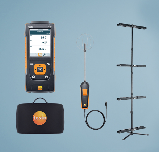 testo 440 舒適度套裝（含紊流度探頭及支架）