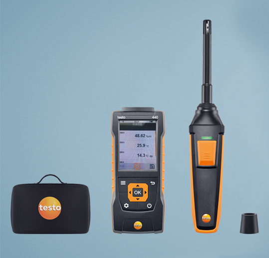 testo 440 高精度溫濕度藍(lán)牙連接套裝