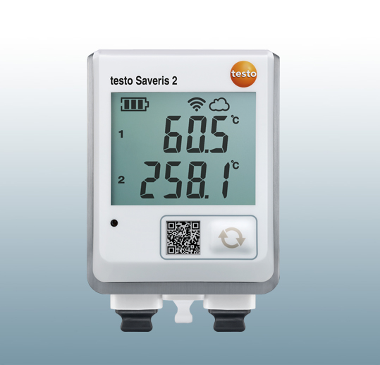 testo saveris 2-T3 無線數(shù)據(jù)記錄儀：帶顯示，可外接2個TC-熱電偶溫度探頭