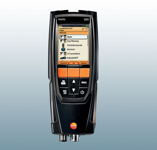 testo 320 煙氣分析套裝，供熱系統(tǒng)工程師專用