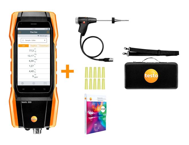 testo 300 - 煙氣分析儀通用型工業(yè)款套裝1