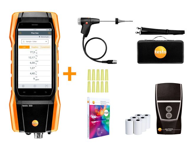 testo 300 - 煙氣分析儀通用型工業(yè)款套裝2