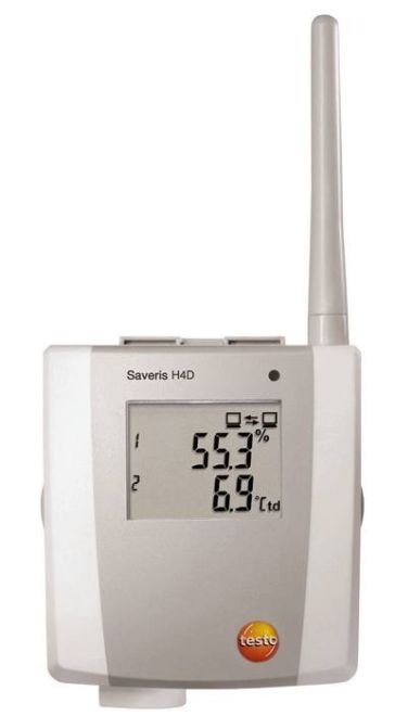 testo Saveris H4 D - 雙通道溫度/濕度探頭， 帶顯示