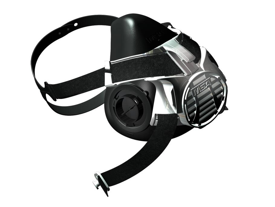 MSA梅思安10146376 Advantage 420 半面罩呼吸器 中号/硅胶材料